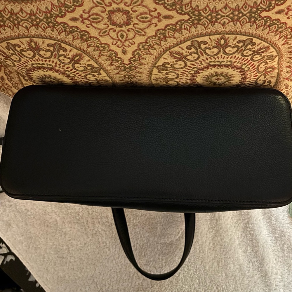 FURLA- “Alex” Black Leather Satchel/Shoulder Bag - Picture 4 of 5